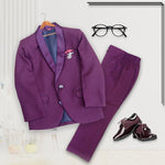 Coat Suit Pant Wine Coat With White Shirt For 5 Year Boy